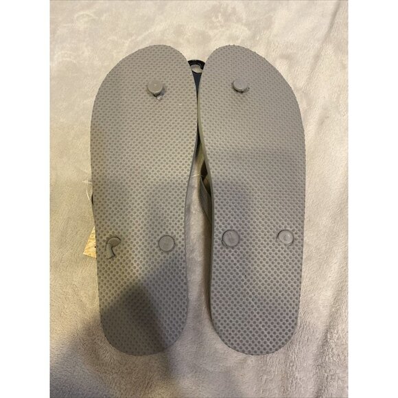 Mens Grey/Blue Beach Flip Flop Large 11-12 - Picture 3 of 3